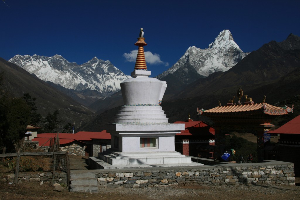 Ama Dablam from Tengboche.