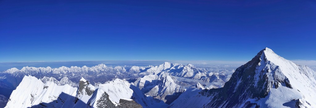 High-altitude drone captures rare view of Mount Everest